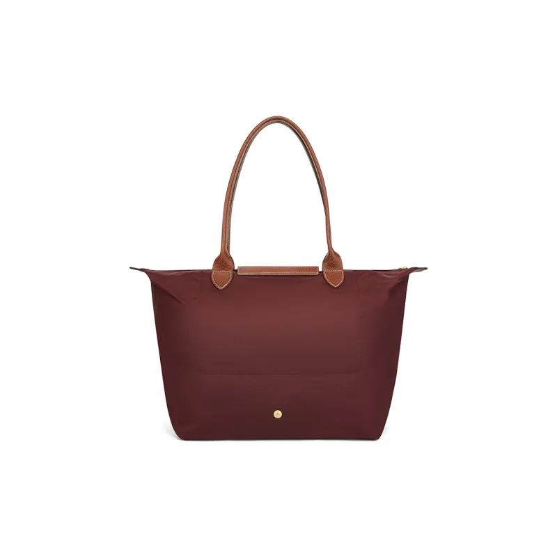 LONGCHAMP Le Pliage Recycled Canvas Canvas Bag One Shoulder Handbag Women's Tan-1