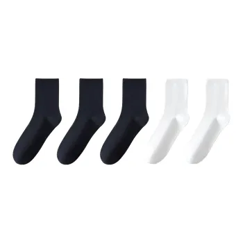 MIIOW Mid Calf Socks Women's 5 Pack