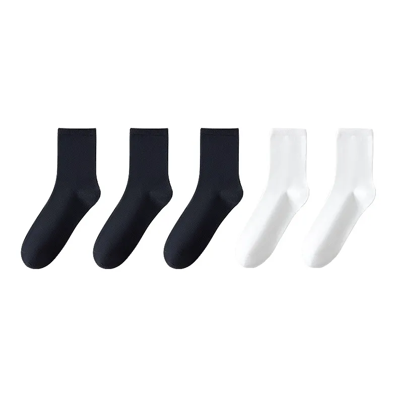 MIIOW Mid Calf Socks Women's 5 Pack-0