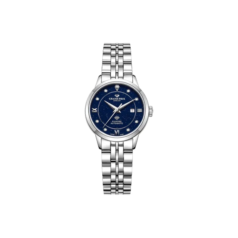 GRAND PRIX Automatic Mechanical Movement Unisex Watch Blue Dial-3