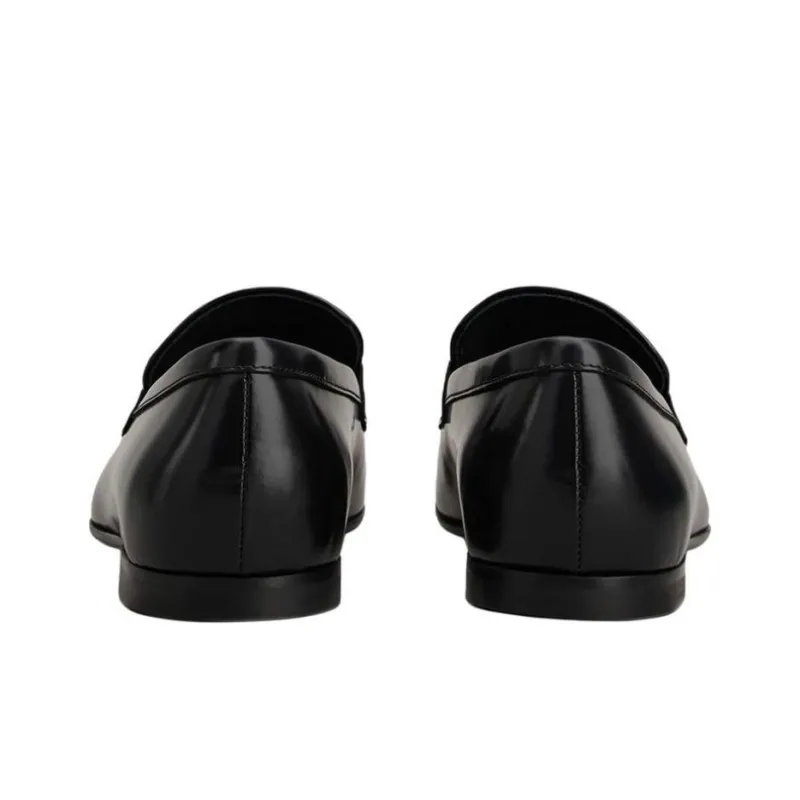 TOD'S Chain-embellished Leather Loafers-3