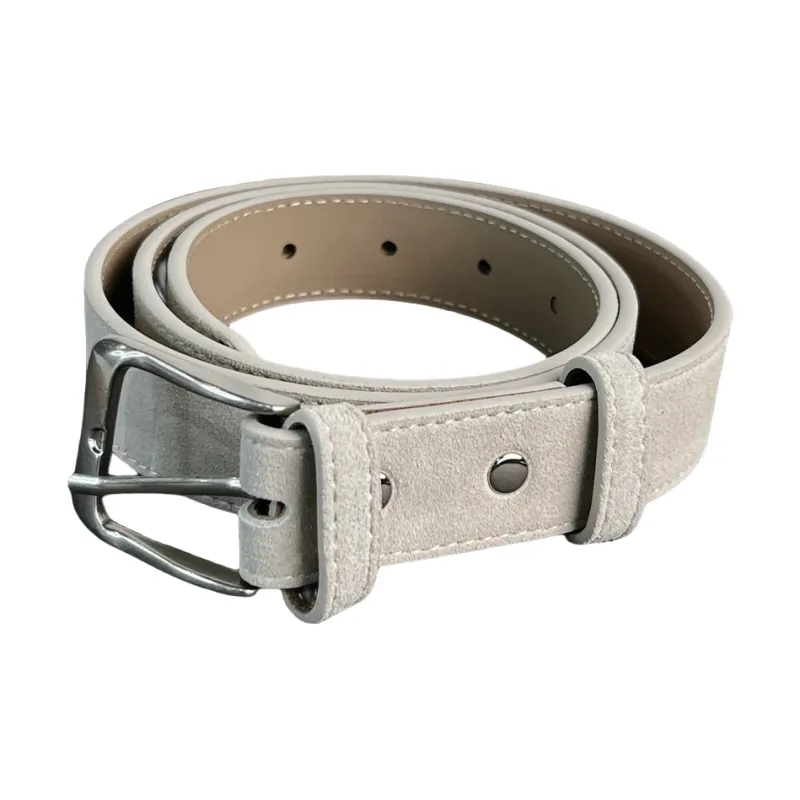 Emperor Penguin Korean Style Velvet Faux Suede Belt With Casual Pants And Cardigan Coat Leather Belts Unisex 2.8cm-1
