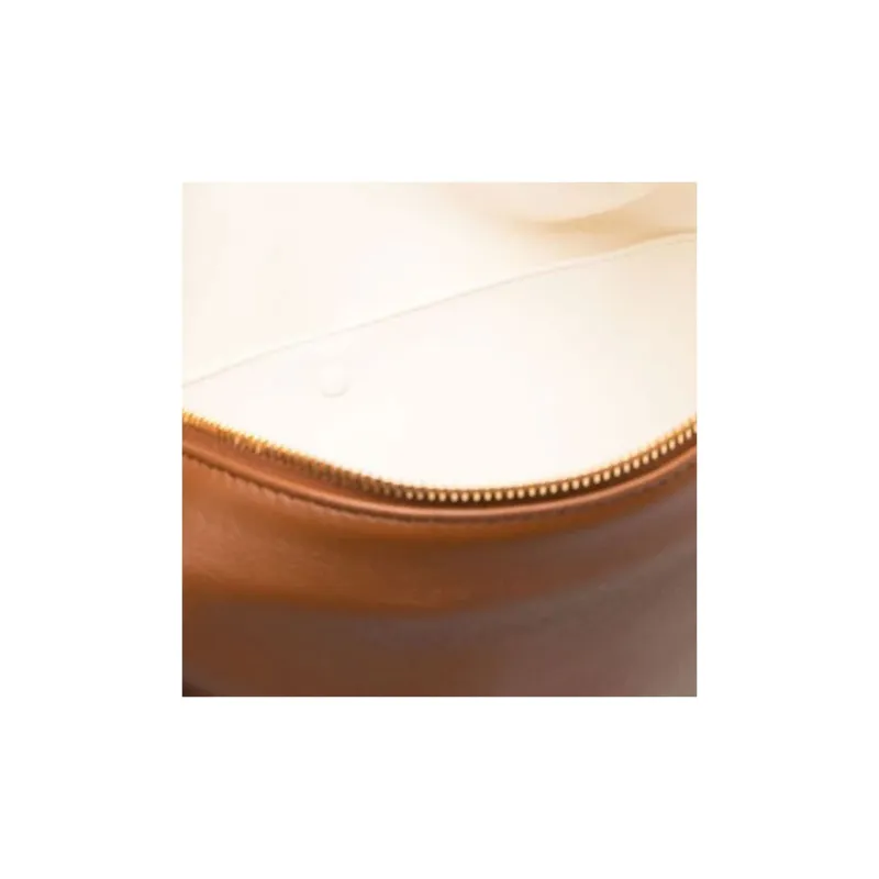 Valentino Calfskin Handbag, Shoulder Bag Women's Caramel Umber-3