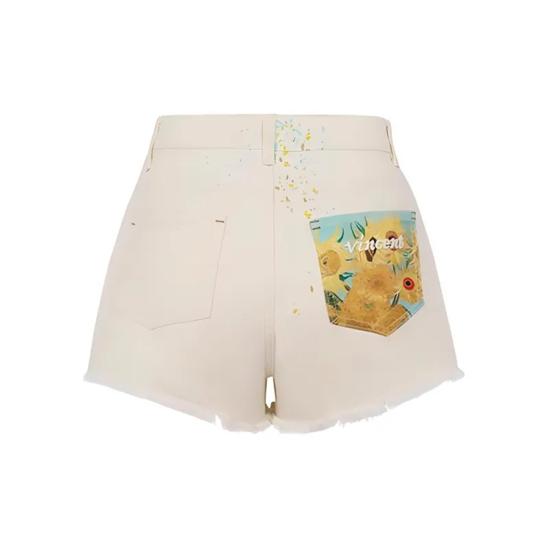 13 DEMARZO Denim Shorts Women's-1