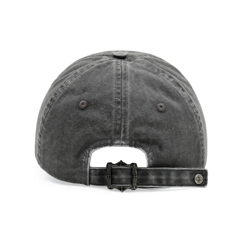 SMFK 100% Cotton Baseball Caps Unisex Storm Gray-2