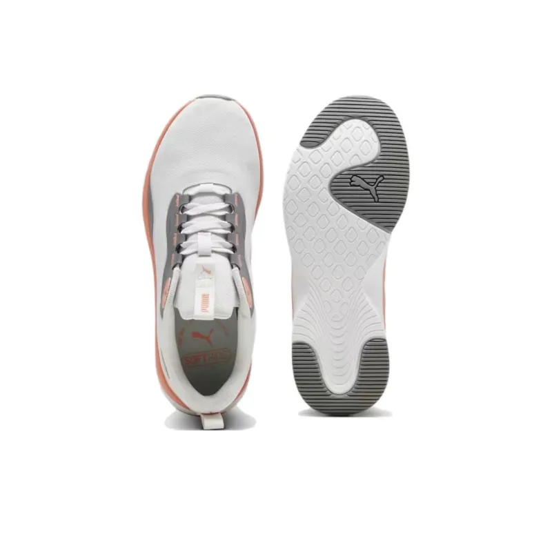 PUMA Softride Cushioning, Wear Resistant Low Top Casual Shoes Women's Gray-3