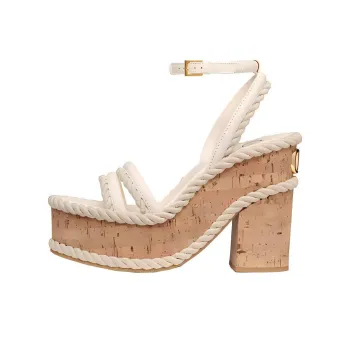 Valentino Garavani VLogo Summerblocks Wedge Sandals