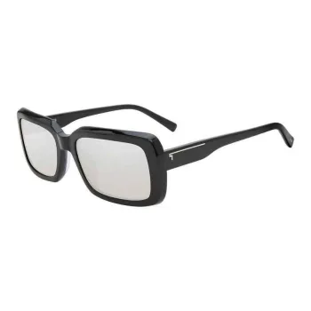TUMI Plastic Rectangular Sunglasses Women's Black