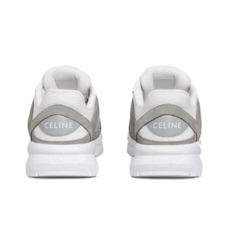 CELINE CR 03 Low Top Casual Shoes Women's Gray White-3
