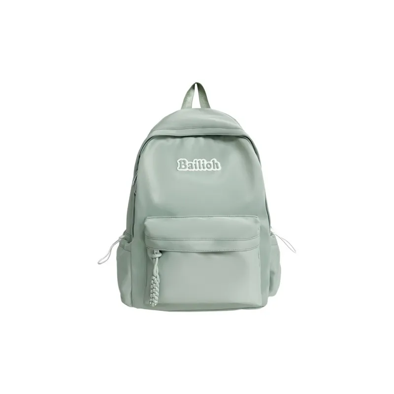 NX DOUGHNUT Composite Cloth Backpack Regular Women's Ecru/Black/Green/Pink/Blue-6