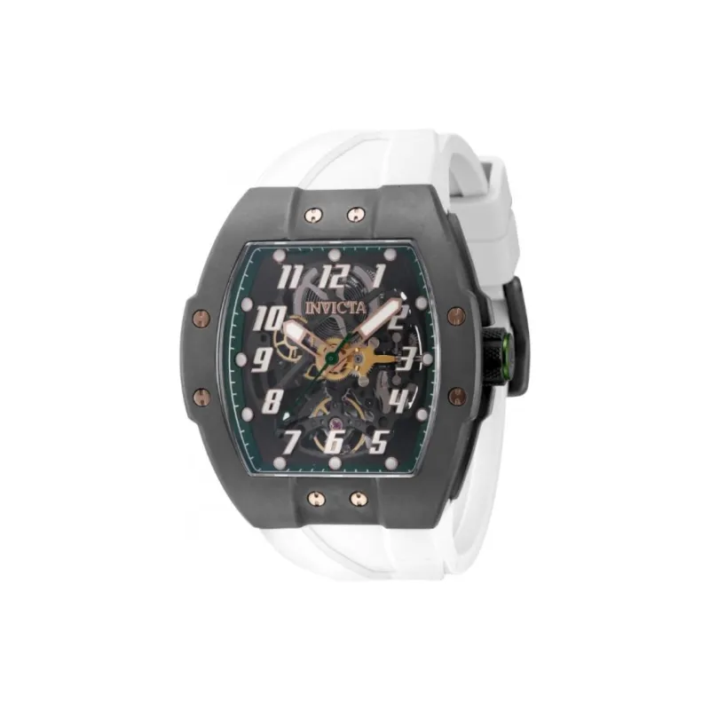 INVICTA JM Correa Collection Wrist Watch Automatic Mechanical Movement Silicone Strap 47mm Cut-Out Dial Men's Watches-0