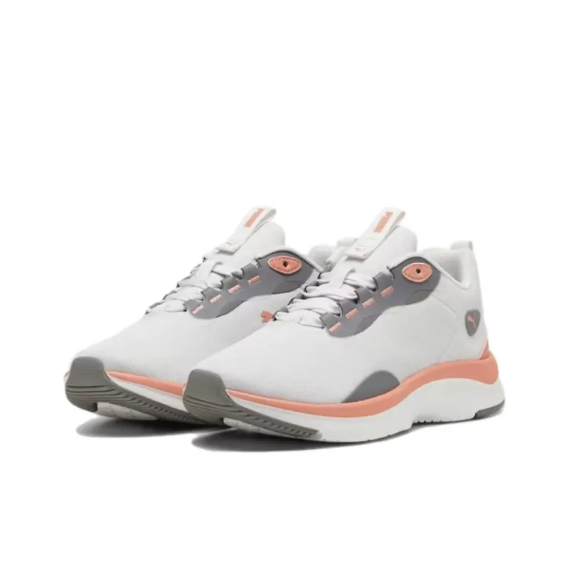 PUMA Softride Cushioning, Wear Resistant Low Top Casual Shoes Women's Gray-2