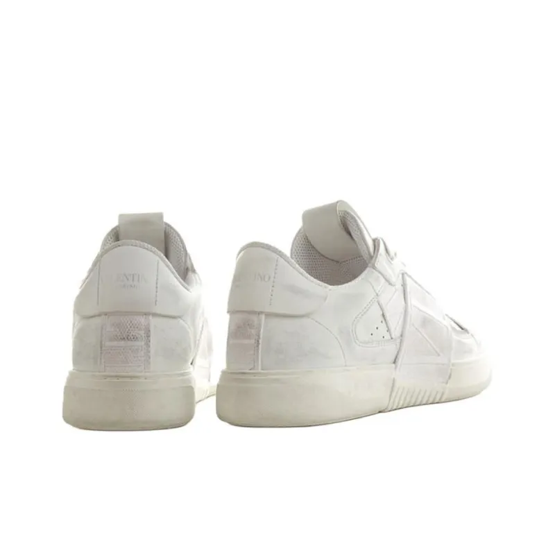 Valentino VL7N Low Top Stylish Skateboarding Shoes Men's White Vintage Version-3