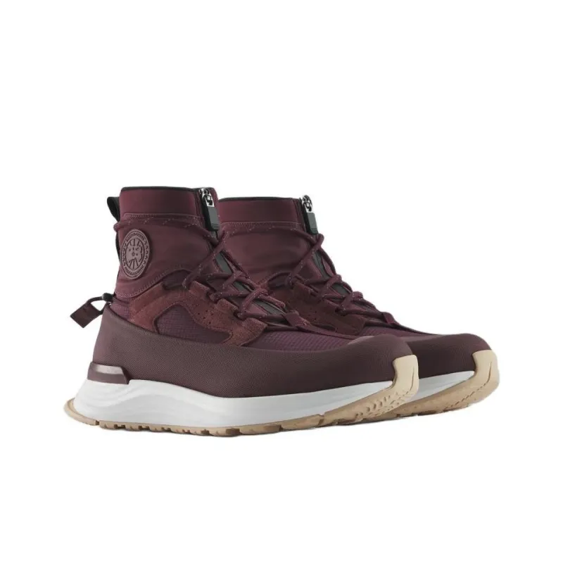 Canada Goose Glacier Trail High Top Casual Shoes Women's Red-2