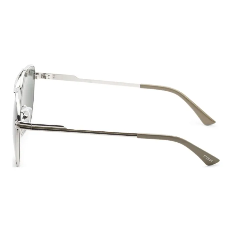 GUESS Metal Aviator Sunglasses Men's Gray-1