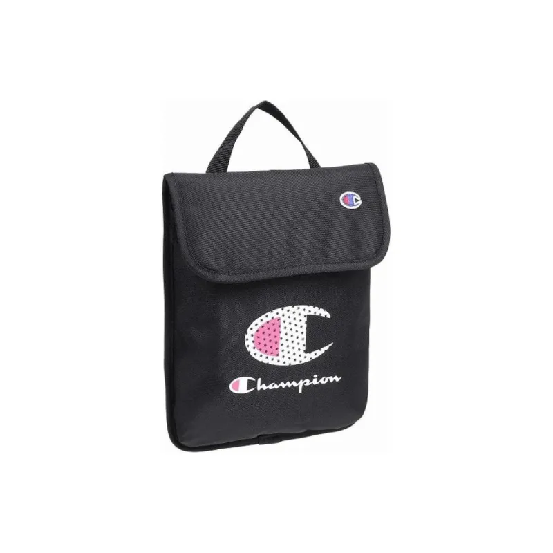 Champion Recycled Polyester Laptop Bag Small Size Unisex Black-0