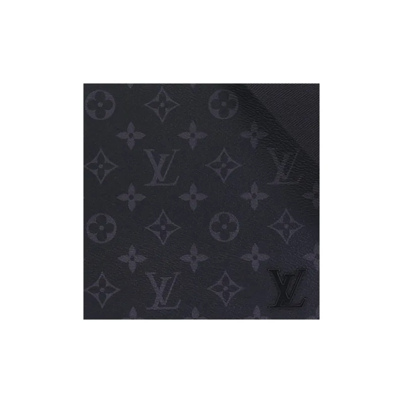 LOUIS VUITTON District Canvas With Leather Messenger Bag, Shoulder Bag, Crossbody Bag Trumpets Men's Black Gray-5