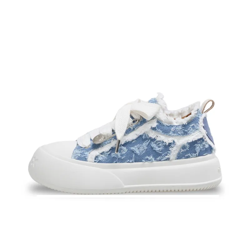 SOAP OPERA Collaboration Transcendence Canvas Shoes Unisex Low Top Gray-0