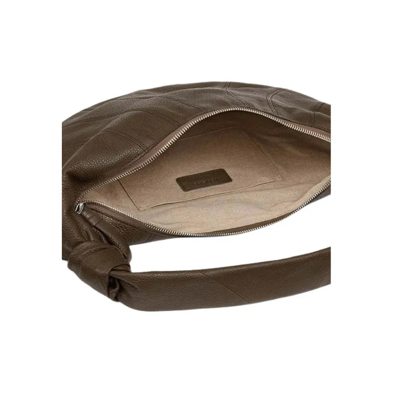 Lemaire Cow Leather Croissant Bag, Handbag, Shoulder Bag Medium Size Women's Khaki Brown-2