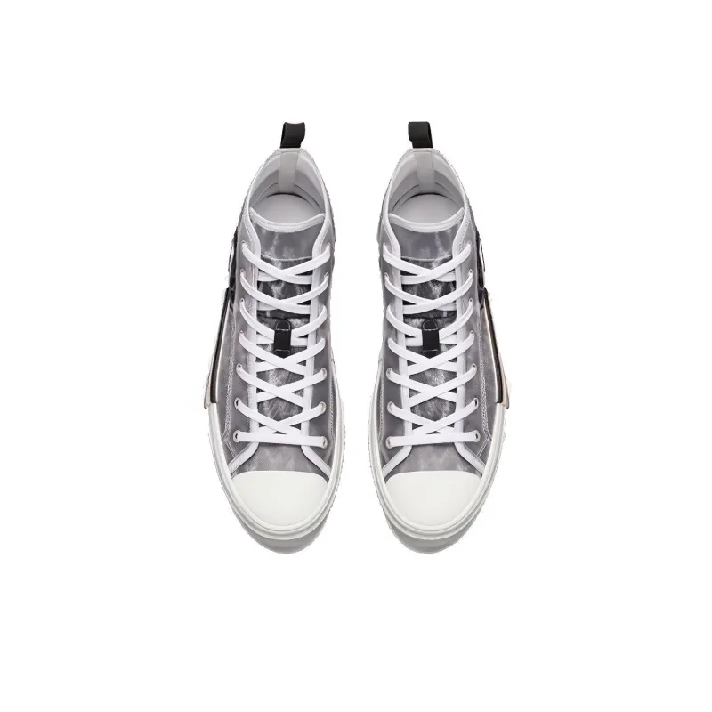DIOR B23 High Top Grey Leopard-3