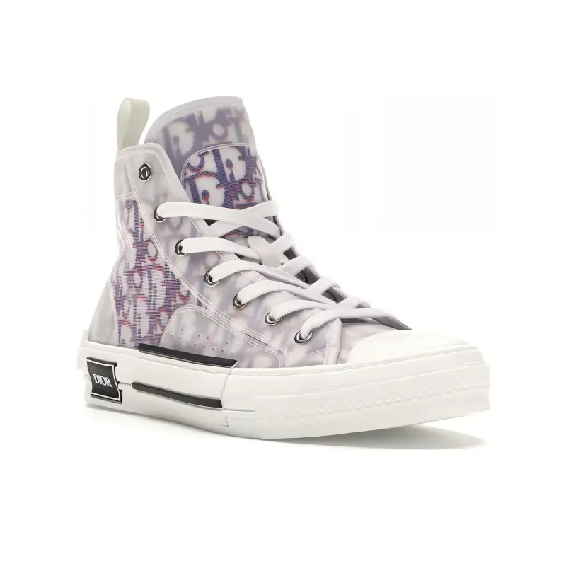 DIOR B23 High Top Red Blue Oblique-2