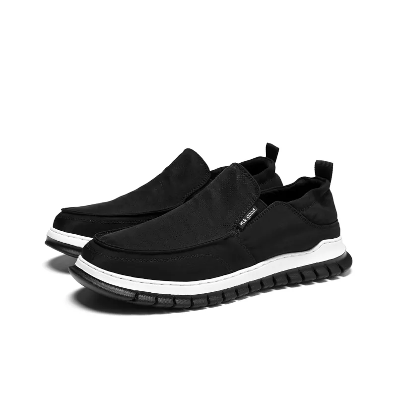 HLA Breathable Versatile Wear-Resistant Balmuda Comfortable Lightweight Slip-on Casual Shoes Men's-1