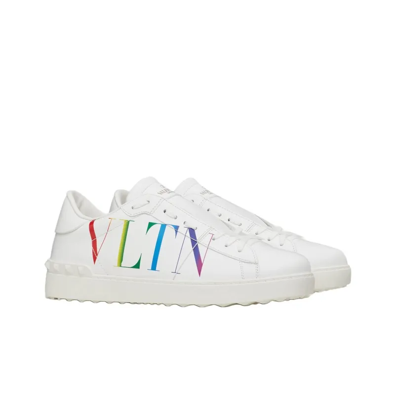 Valentino Open Sneaker 'Logo Print - White Multi'-2