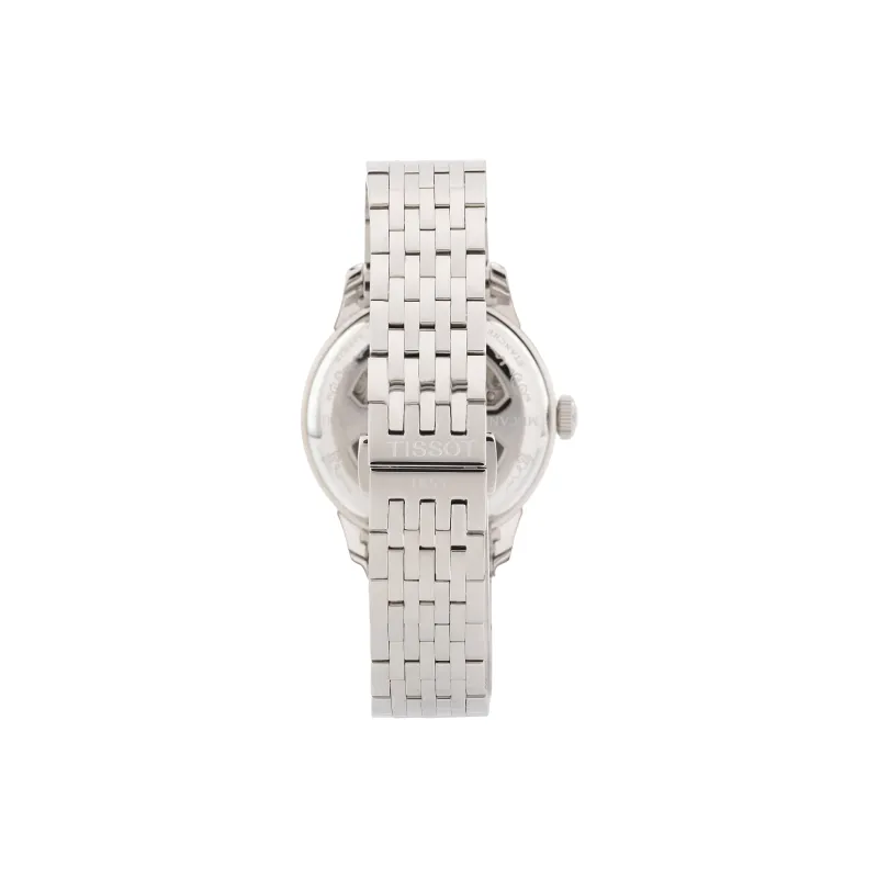 TISSOT Le Locle Collection Automatic Mechanical Movement Men's Watches Watch 39.3mm Silver Dial Stainless Steel Case-4