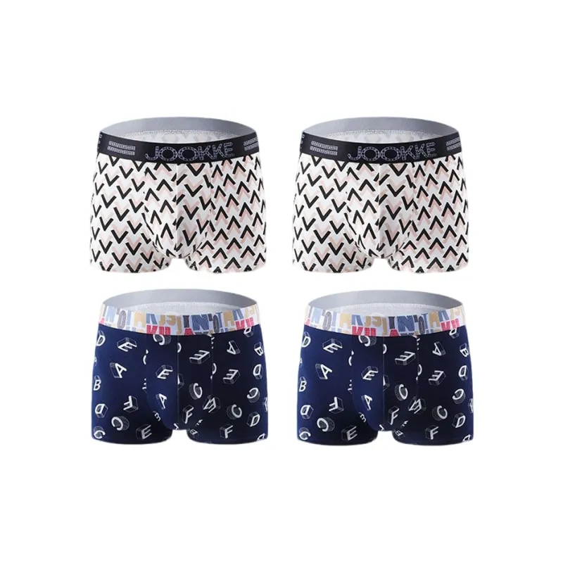 RED DRAGONFLY Cotton Panties Men's 4 Piece Gift Box Sets-11
