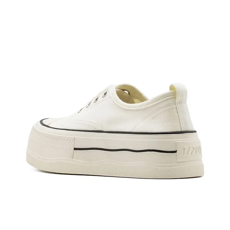 Little Sue Casual Shoes Women's Low Top Stripes/White-1