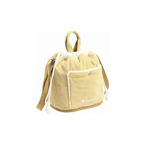 Champion Corduroy Crossbody Handbag Shoulder Bag Women's Yellow