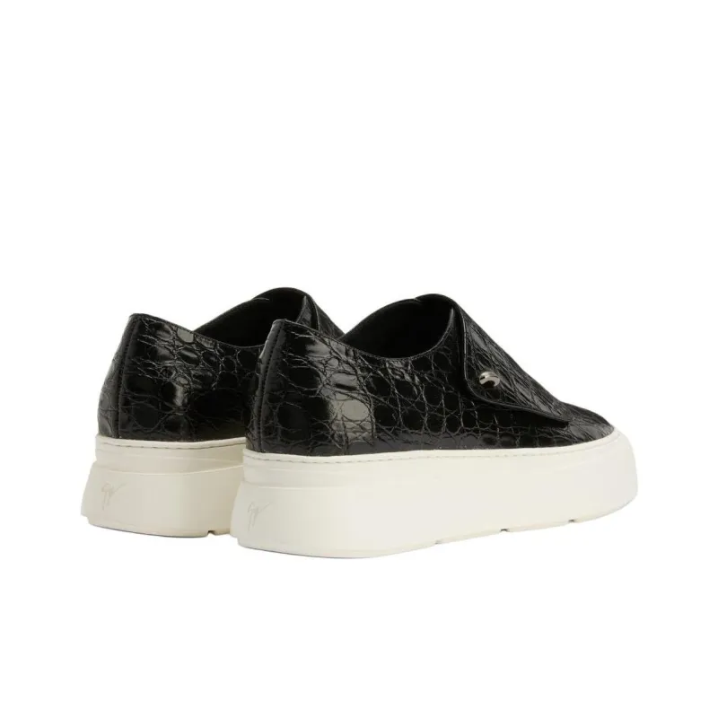Giuseppe Zanotti Mike Crocodile embossed Sneakers-4