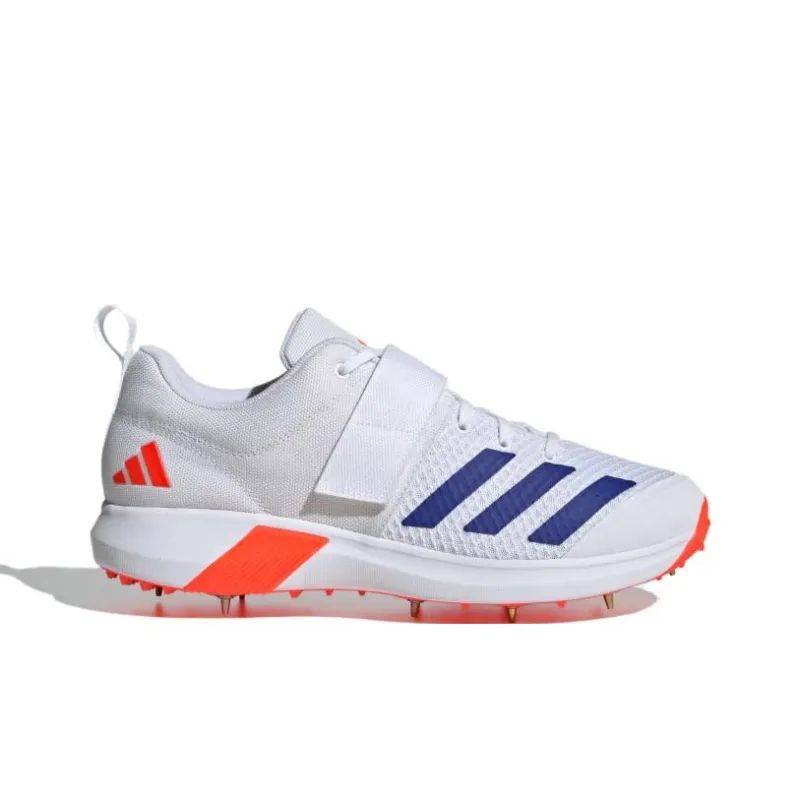 Adidas Adipower Vector Anti-Slip Wear-Resistant Low-Top Cricket Shoes Unisex White-1