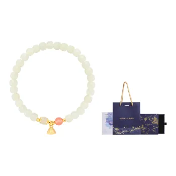 VIVIWELL Hetian Jade Bracelets Women's White Jade