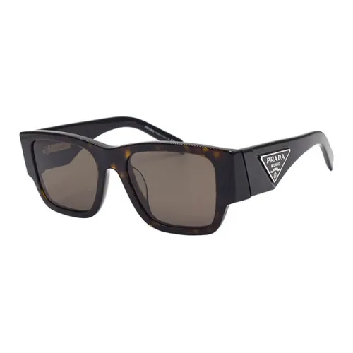 PRADA Rectangular Sunglasses Men's Tortoiseshell