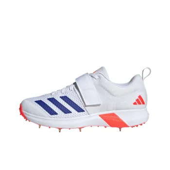Adidas Adipower Vector Anti-Slip Wear-Resistant Low-Top Cricket Shoes Unisex White