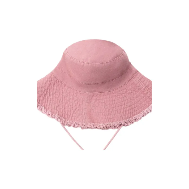 ZARA Cotton Polyester Bucket Hats Women's Pink-2
