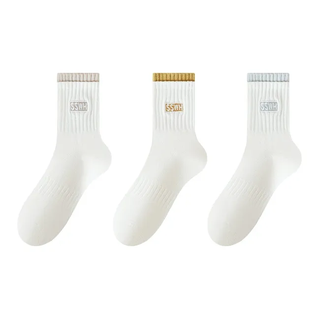 MIIOW Mid Calf Socks Women's Combo Set-18