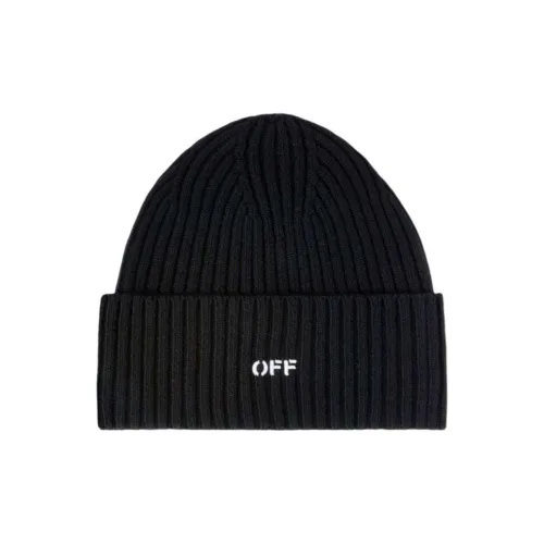 OFF-WHITE Off Stamp Turn-Up Brim Beanie