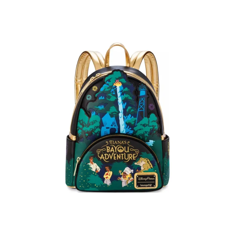 Disney Bonded Polyurethane Backpack Mini Women's Green-0