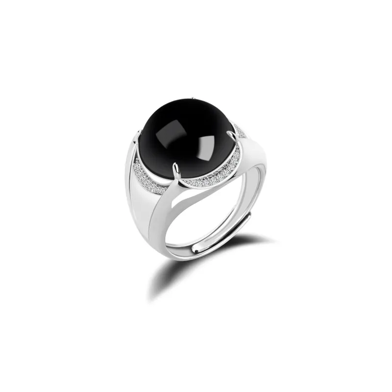 Yi Zhi Jing Bean Type Rings Men's-2