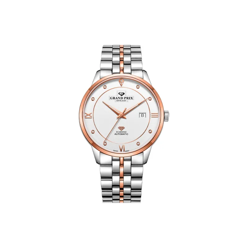 GRAND PRIX Automatic Mechanical Movement Unisex Watch Blue Dial-4