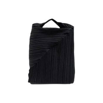 PLEATS PLEASE ISSEY MIYAKE Polyester Backpack Women's Black