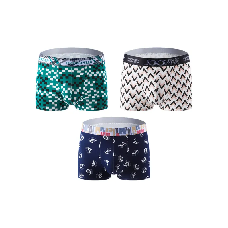 RED DRAGONFLY Cotton Panties Men's 3 Pack Gift Box Set-0