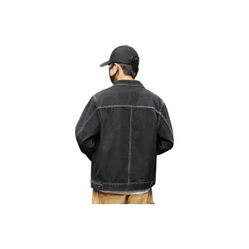 Tonlion Denim Jacket Men's Black