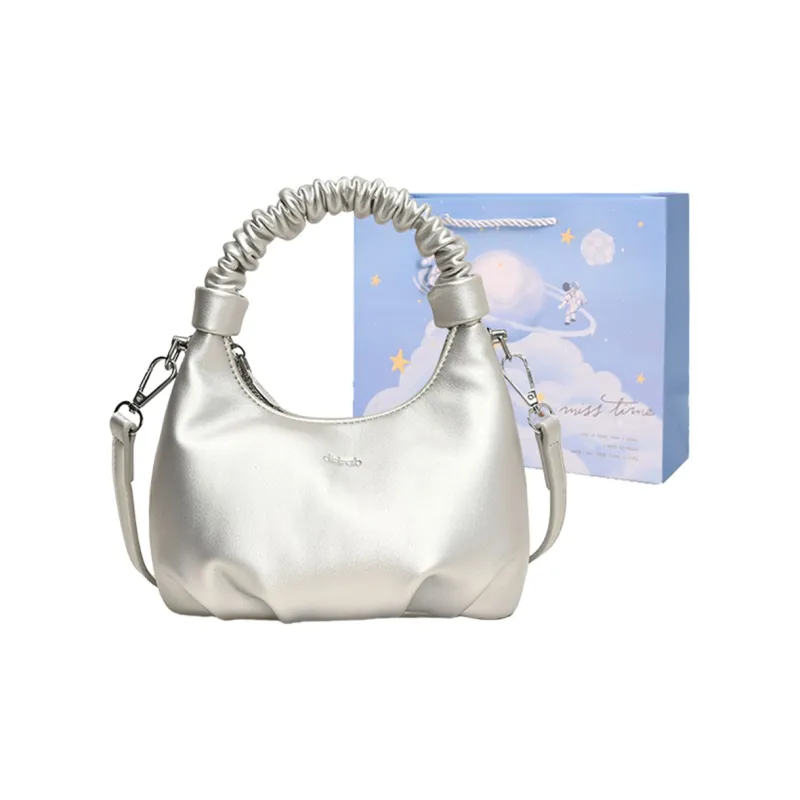 Duoluplo Doron Paul PU Shoulder Bag Regular Women's Black/Silver/Yellow/White-3