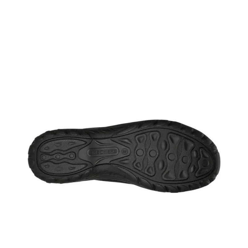 Skechers Reggae Fest Anti Slip Wear Resistant Low Top Casual Shoes Women's Black-4