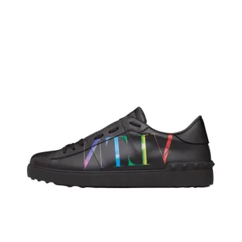 Valentino Open VLTN Low Top Stylish Skateboarding Shoes Men's Black