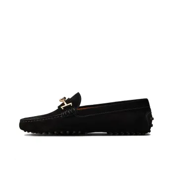 TOD'S Gommino Embellished Suede Loafers Women's