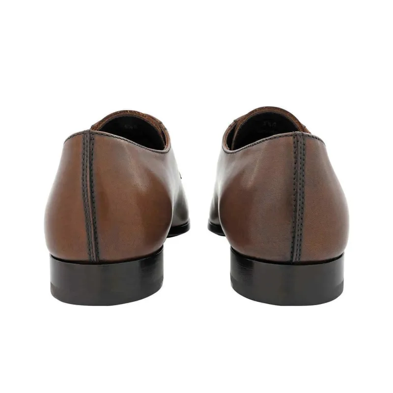 TOD'S Dress Shoes Men Low Top Brown-3